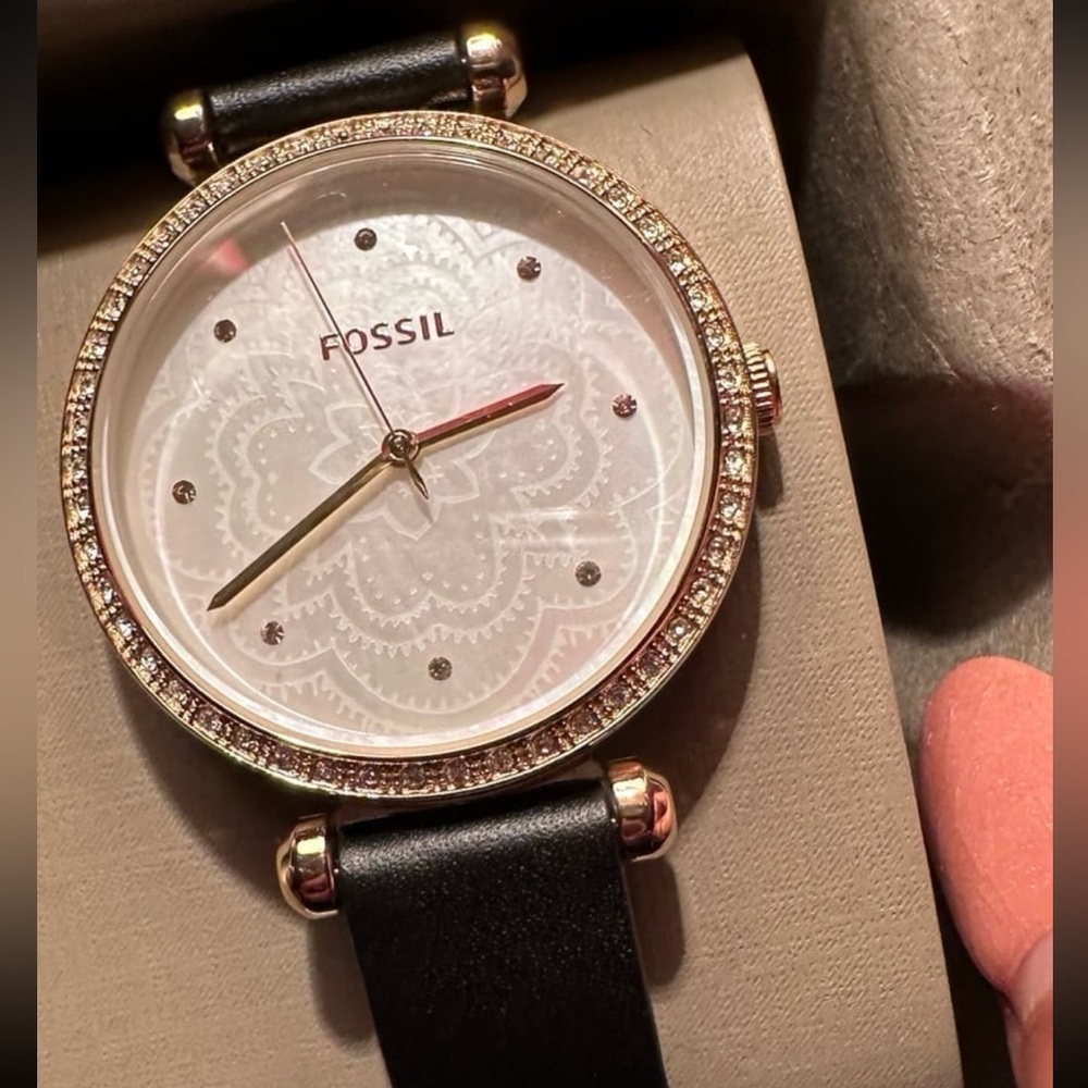 leather watch